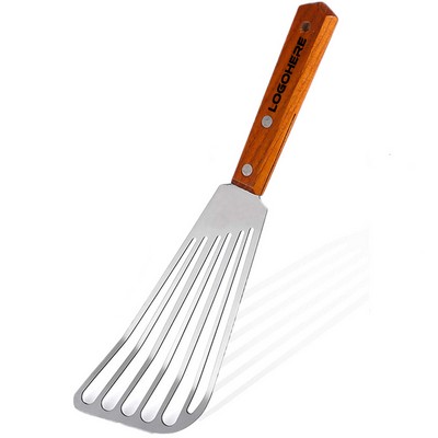 Wooden Handle Fish Spatula