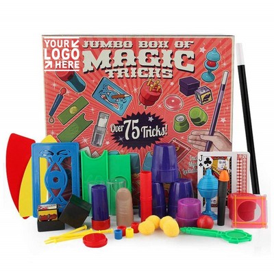 Jumbo Magic Kits Set for Kids with Over 75 Magic Tricks