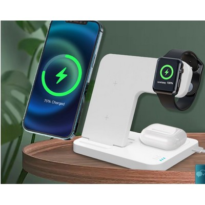 3-1 Foldable Wireless Charger *Fast Charge 15W*