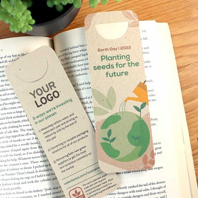 Seeds for the Future Earth Day Bookmark with Page Slot