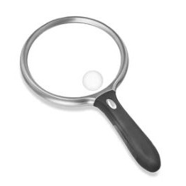 Carson® Oversized LED Lighted Handheld Magnifier