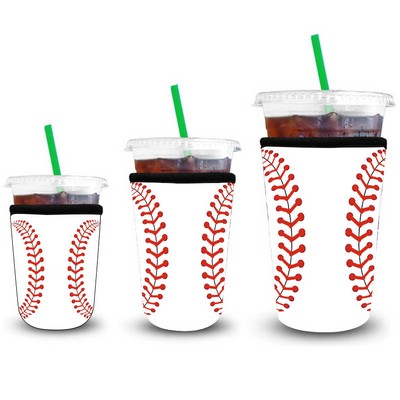 Neoprene Iced Coffee Cup Sleeves Set for Cold Drinks