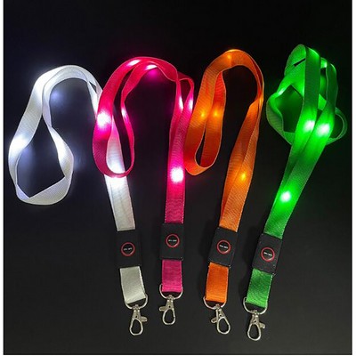 LED Light Up Glow Lanyard