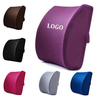 Soft Memory Foam Back Support Cushion Lumbar Pillow