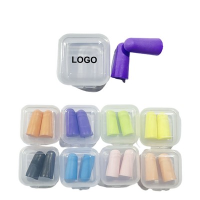 Custom Soft Anti-noise Foam Earplug Sleeping MOQ 100pcs