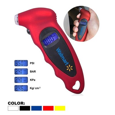 Digital Tire Gauge With Led Valve