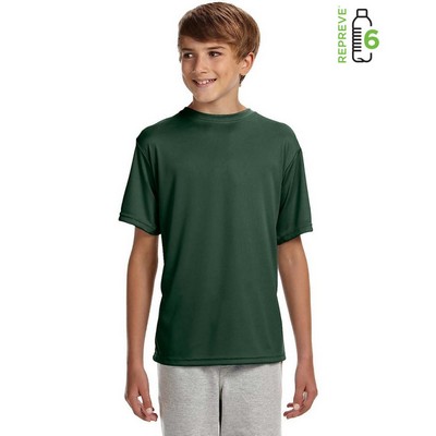 Repreve Youth 100% rPET Polyester Performance Short Sleeve T-Shirt