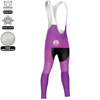 Unisex Full Sublimation Cycling Bib Tights