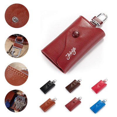 Genuine Leather Key Holder Car Pouch