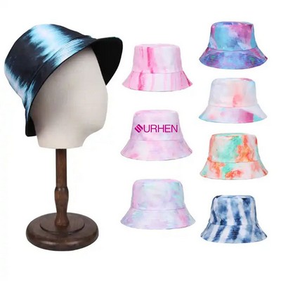 Sublimation Full Printing Tie Dye Unisex Bucket Hat