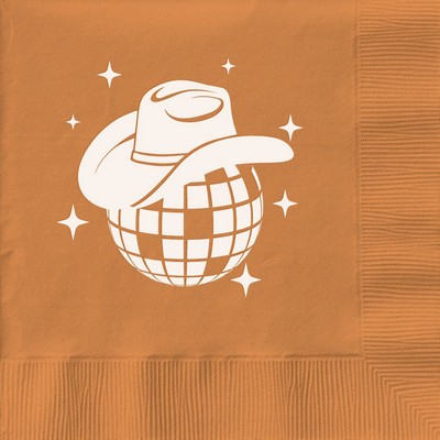 Pumpkin Spice Cocktail 3-Ply Beverage Napkins - 1-Color Screen Print