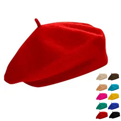 Womens Winter French Style Beret Hat