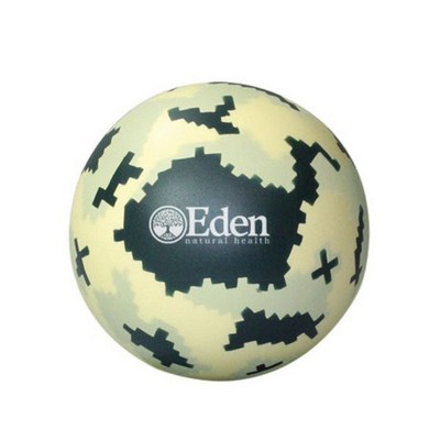 PU Camo Ball Stress Reliever