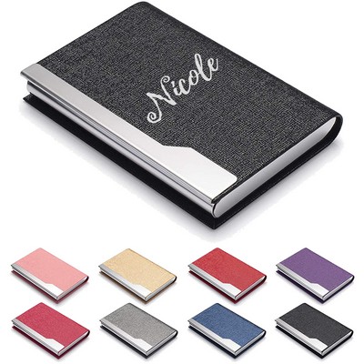 PU Business Card Case for Men & Women