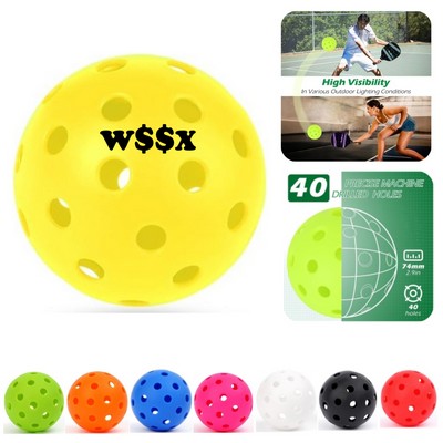 40 Holes Pickleball Balls