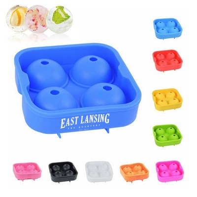 4 Silicone Ice Ball Maker