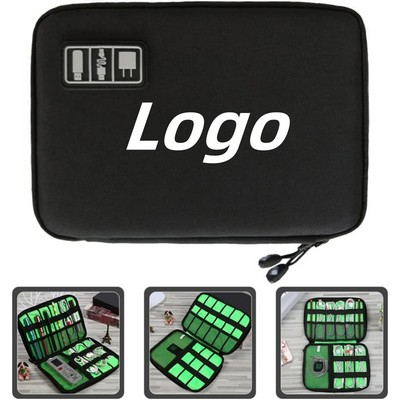 Portable Electronic Accessories Storage Bag Travel Cable Organizer Bag