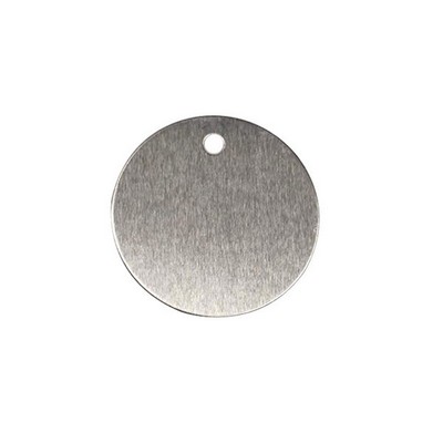 Anodized Aluminum Colorful Circle Dog Tag Round Shape Sublimation Pet Tag