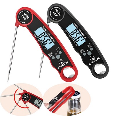 LED Instant Read Meat Thermometer with Bottle Opener