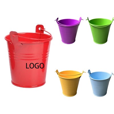 Christmas Buckets With Handle