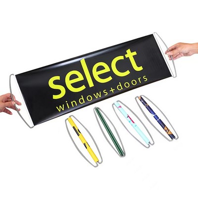 Retractable Handheld Banner