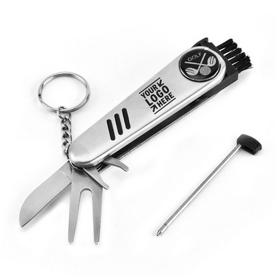 7 in 1 Golf Divot Tool w/Ball Marker