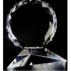 Optic Crystal Sunburst Award (5"x4")