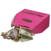 Pink Donation/ Bank Box