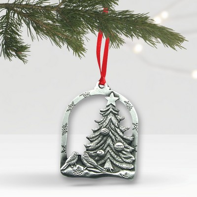 2"x 1.75" Stock Christmas Tree Ornament