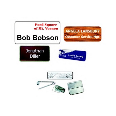 Name Badge w/Magnet (1"x 2 1/2")