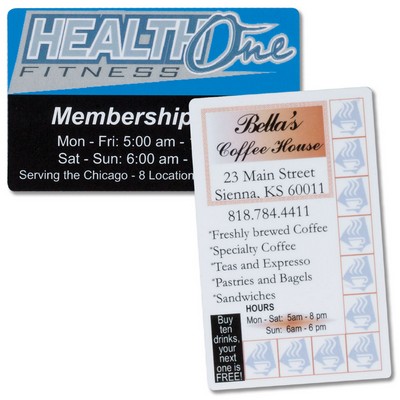 Standard Laminated Membership Card (2-1/8"x3-3/8")