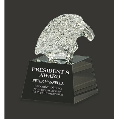 Pride of Excellence Eagle Crystal Award - 5 3/4'' H