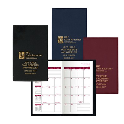 Soft Cover Vinyl Sewn Ireland Academic Planner / 2 Color Insert