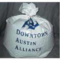 10 Gallon Custom Imprinted Plastic Trash Bag (24"x24")