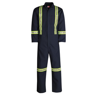 6 Oz. Dupont™ Nomex® IIIA Unlined Economy Work Coveralls w/Reflective Tape