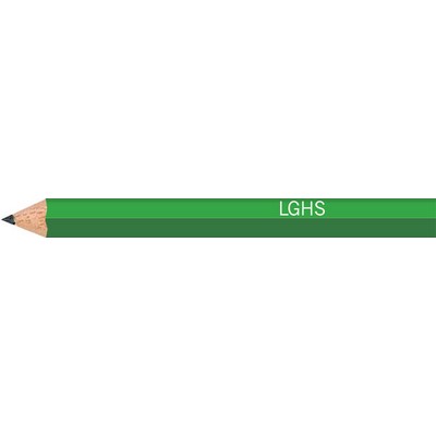 Light Green Hexagon Golf Pencils