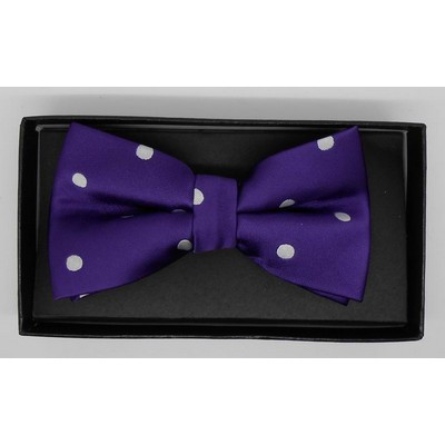 Silk Woven Adult bow tie with or with out logo pre-tied Clip on