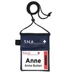 Zippered Name Tag Pouch, 1-Color Imprint