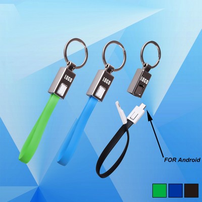 Charging Cable with Key Ring