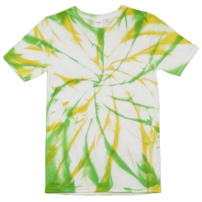 Gold Yellow/Neon Green Chaos Graffiti Short Sleeve T-Shirt