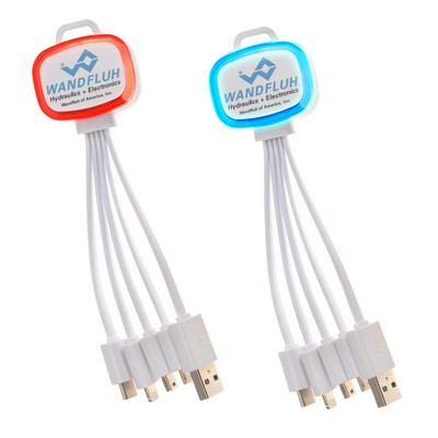 Light Up Multi Plug Charging Cable