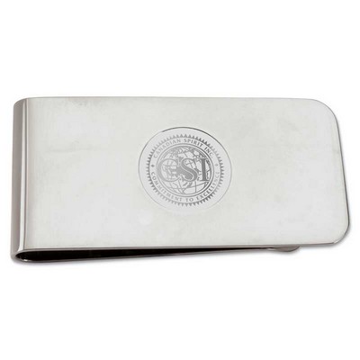 Silver Tone Money Clip