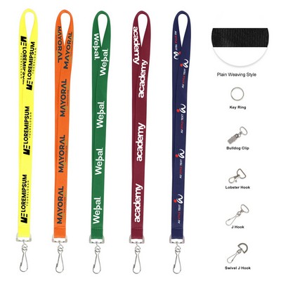 3/4" Polyester Custom Printed Lanyard