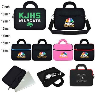 Kidder Neoprene Case for 7" Laptop Tablet Notebook with handle and strap