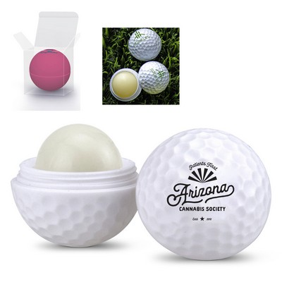 Golf Ball Shaped Lip Balm Container