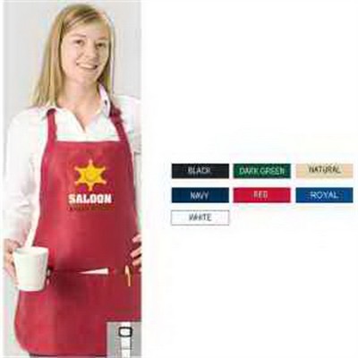 Medium Length Apron w/Pouch