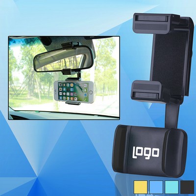 Rearview Mirror Cell Phone Holder