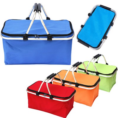 Collapsible Cooler Picnic Basket