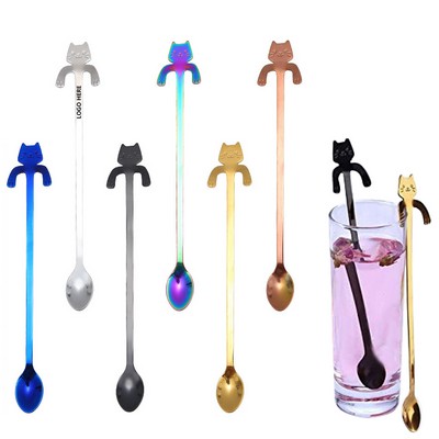 Cat Shaped Stirrer Spoon