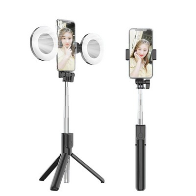 4 In 1 Led Ring Light With Selfie Stick BT Remote